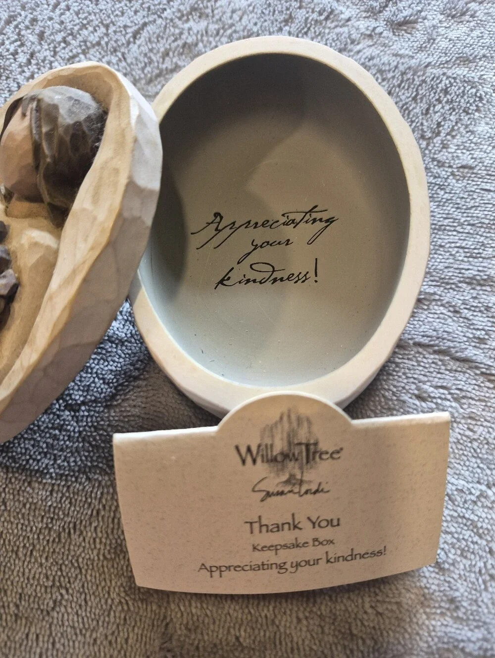 Willow Tree - Thank You Trinket Keepsake Box
